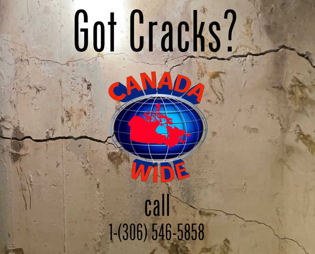 foundation crack repairs in regina saskatchewan. Call Canada Wide Restoration