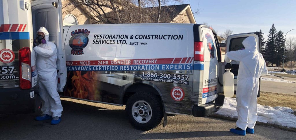 Canada Wide Restoration Van.